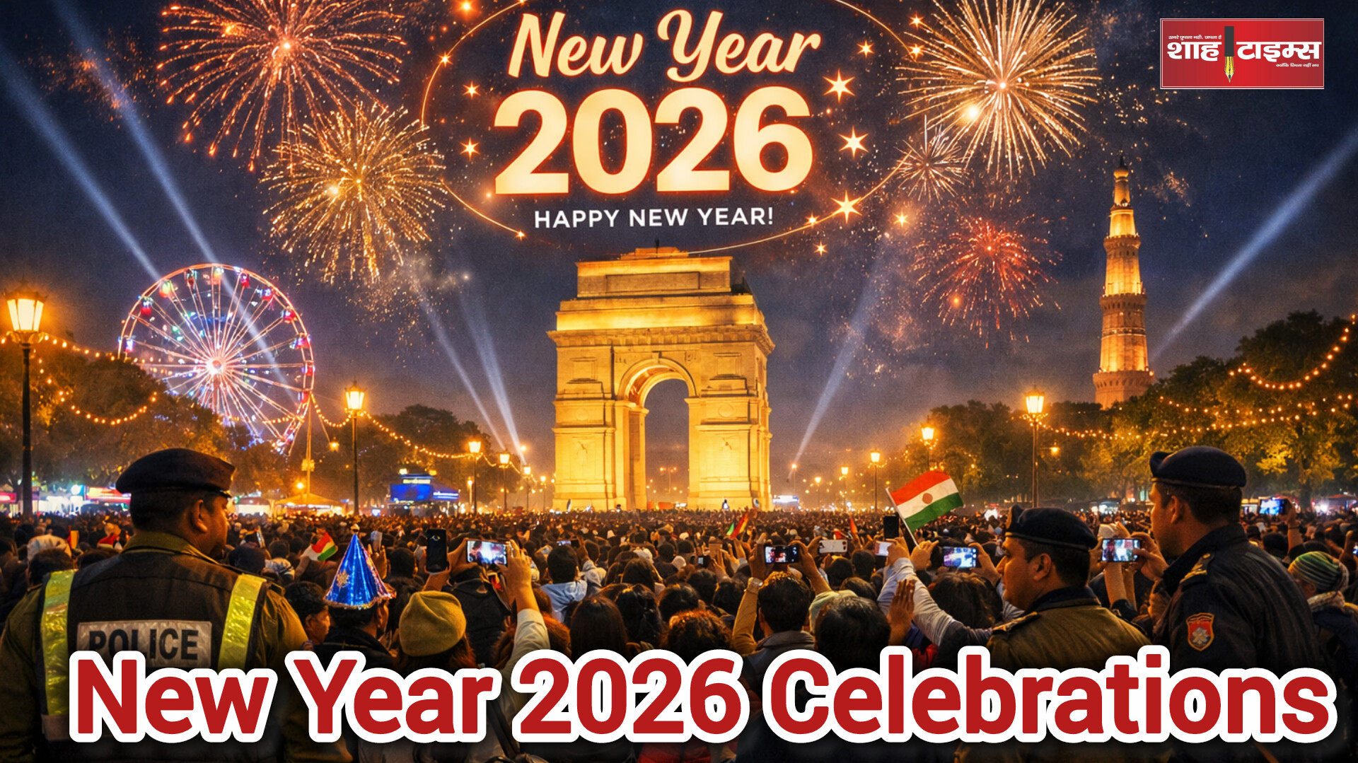 2026 के आगाज़ पर देश-दुनिया में जश्न का माहौल