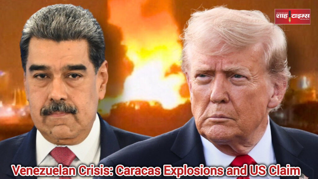 Smoke rising near military installations in Caracas after reported explosions – Shah Times