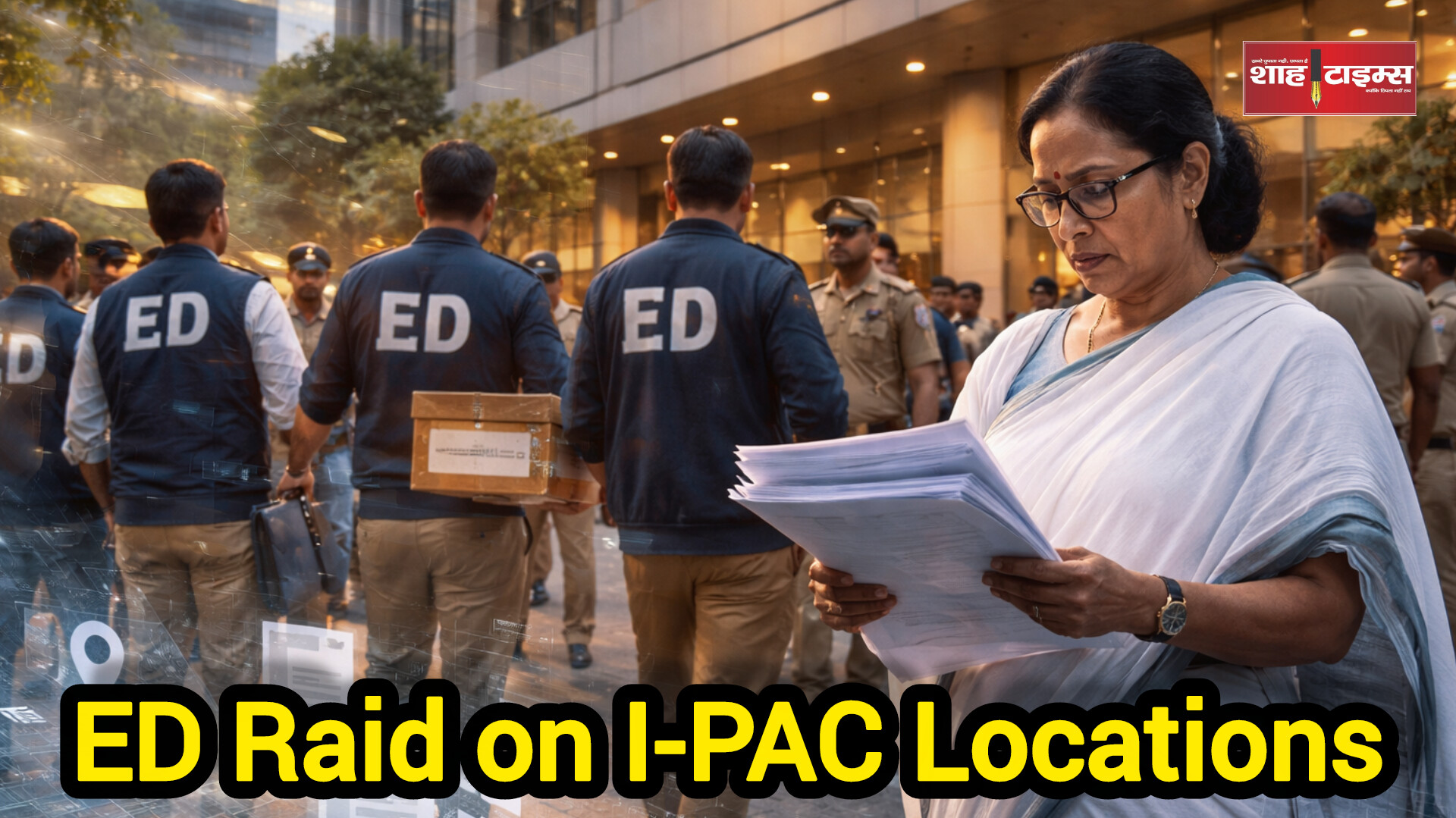 I-PAC ठिकानों पर ED रेड के दरमियान मौके पर पहुंचीं ममता बनर्जी