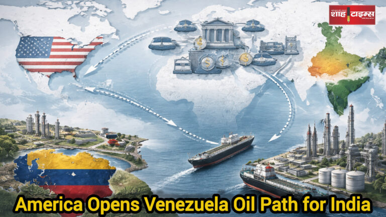 Shah Times: Tankers and refineries depict the new US-controlled Venezuela oil supply to India.