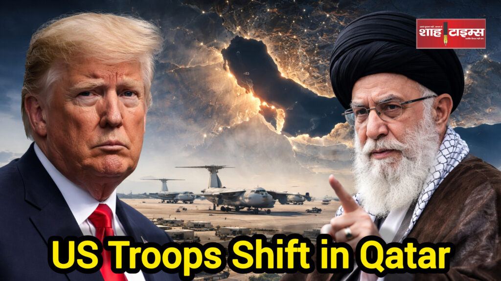 Shah Times image of Al Udeid Air Base in Qatar during Iran US tension