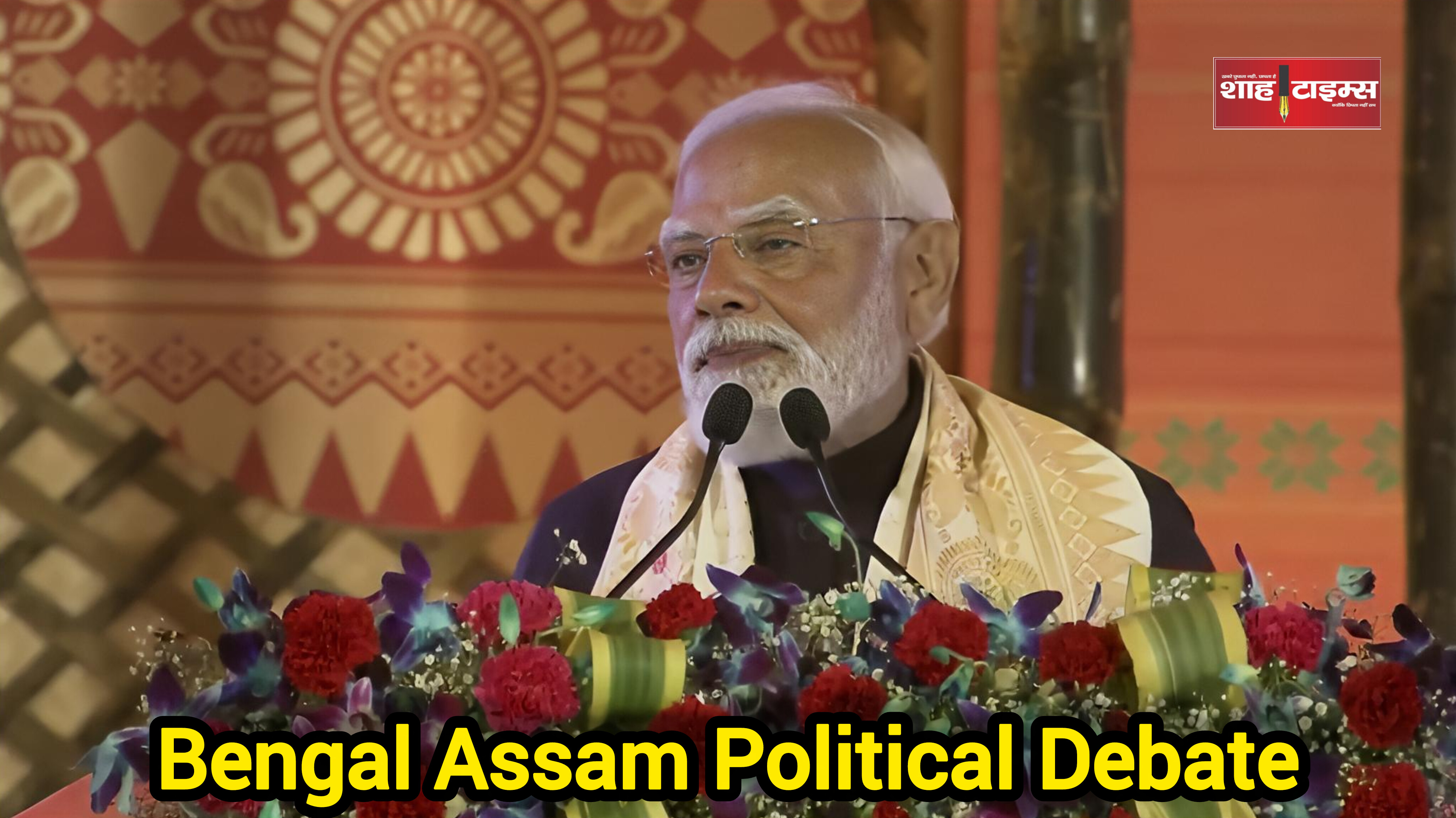 बंगाल असम में मोदी का पैग़ाम,विकास और सियासत आमने-सामने