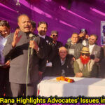 Shahnawaz Rana addressing advocates during Bar Council meeting in Moradabad Shah Times
