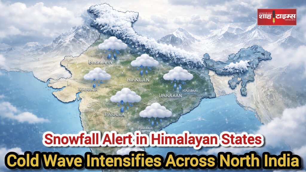 Western disturbance brings snowfall and cold wave across India Shah Times