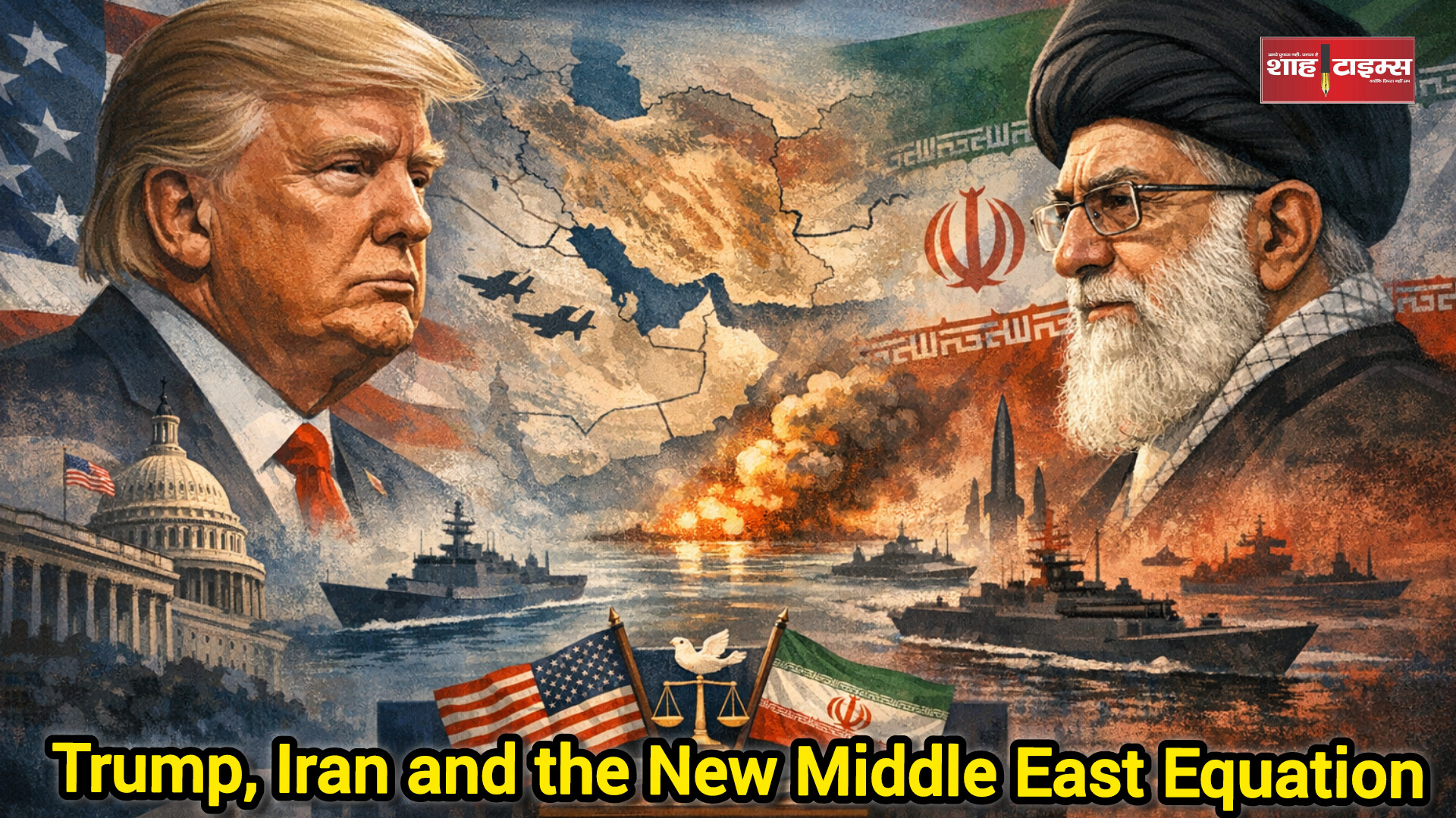 डोनाल्ड ट्रंप बनाम ईरान: धमकी,दूरी और Middle East की नई सियासत