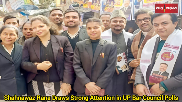 Peaceful voting by lawyers during the UP Bar Council election as discussions around Shahnawaz Rana continue | Shah Times
