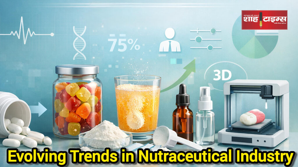 Visual representation of modern nutraceutical delivery systems including gummies and drinks – Shah Times