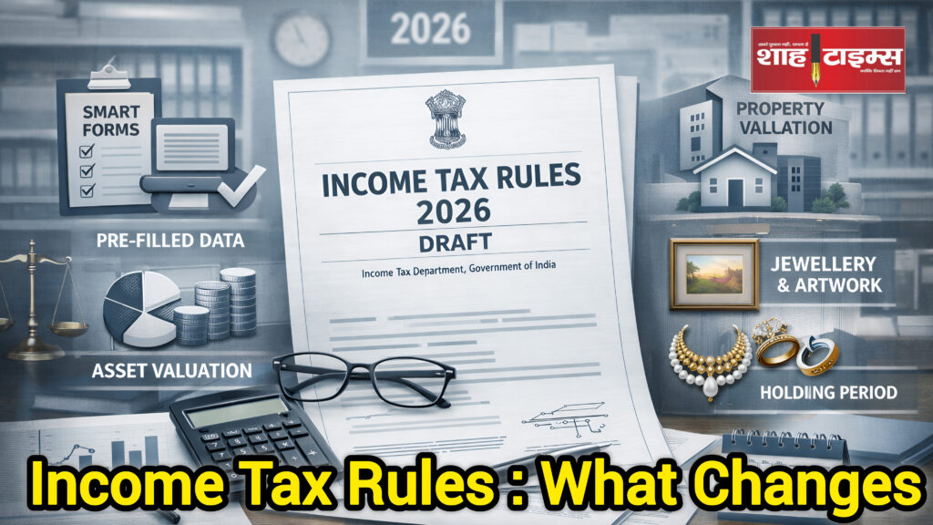 Income Tax Rules 2026 draft document with official visuals, Shah Times