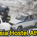 Police and emergency services at Russia medical university hostel after attack, Shah Times