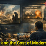 Editorial illustration of Gaza conflict and thermobaric weapons impact, Shah Times