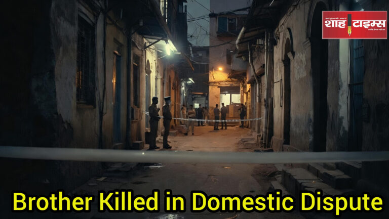 Lavad Meerut crime scene after brother killed in domestic dispute Shah Times