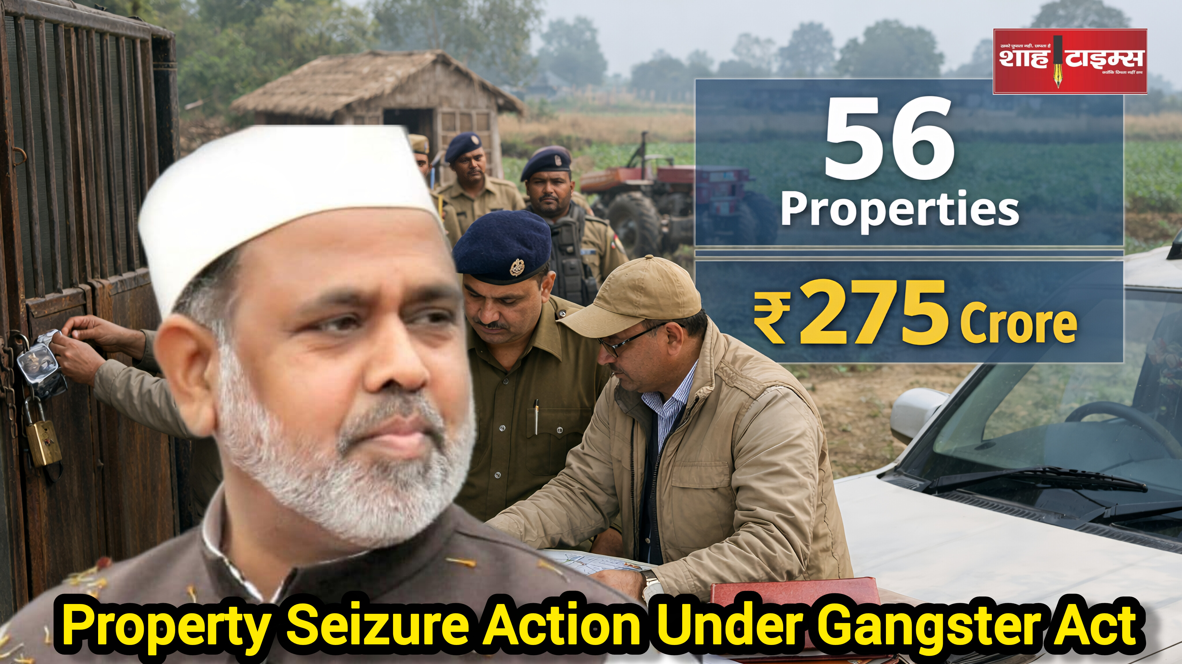 गैंगस्टर एक्ट के तहत खनन माफिया इकबाल  बाला की 275 करोड़ की संपत्तियां कुर्क