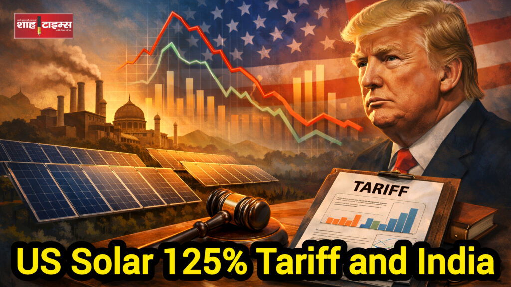 Donald Trump trade tariff impact on Indian solar companies illustration – Shah Times