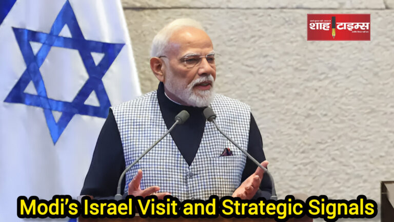 Narendra Modi speaking in Israeli Parliament Knesset during official visit – Shah Times