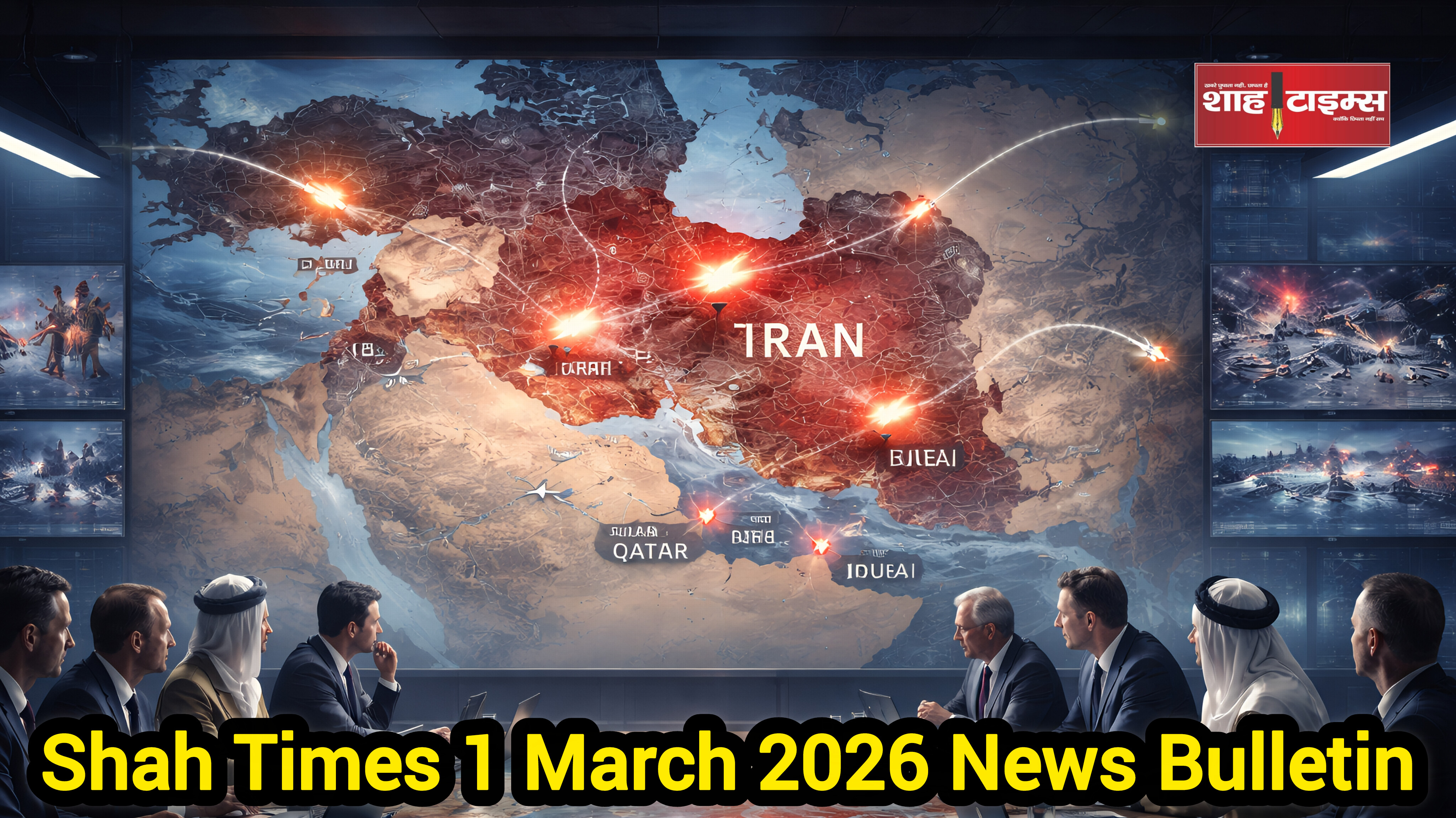 शाह टाइम्स 1 मार्च 2026 न्यूज़ बुलेटिन : दिनभर की बड़ी खबरें