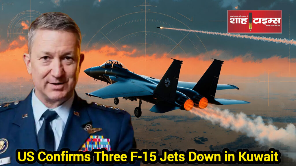 US F-15 fighter jet crash site in Kuwait during regional conflict update, Shah Times
