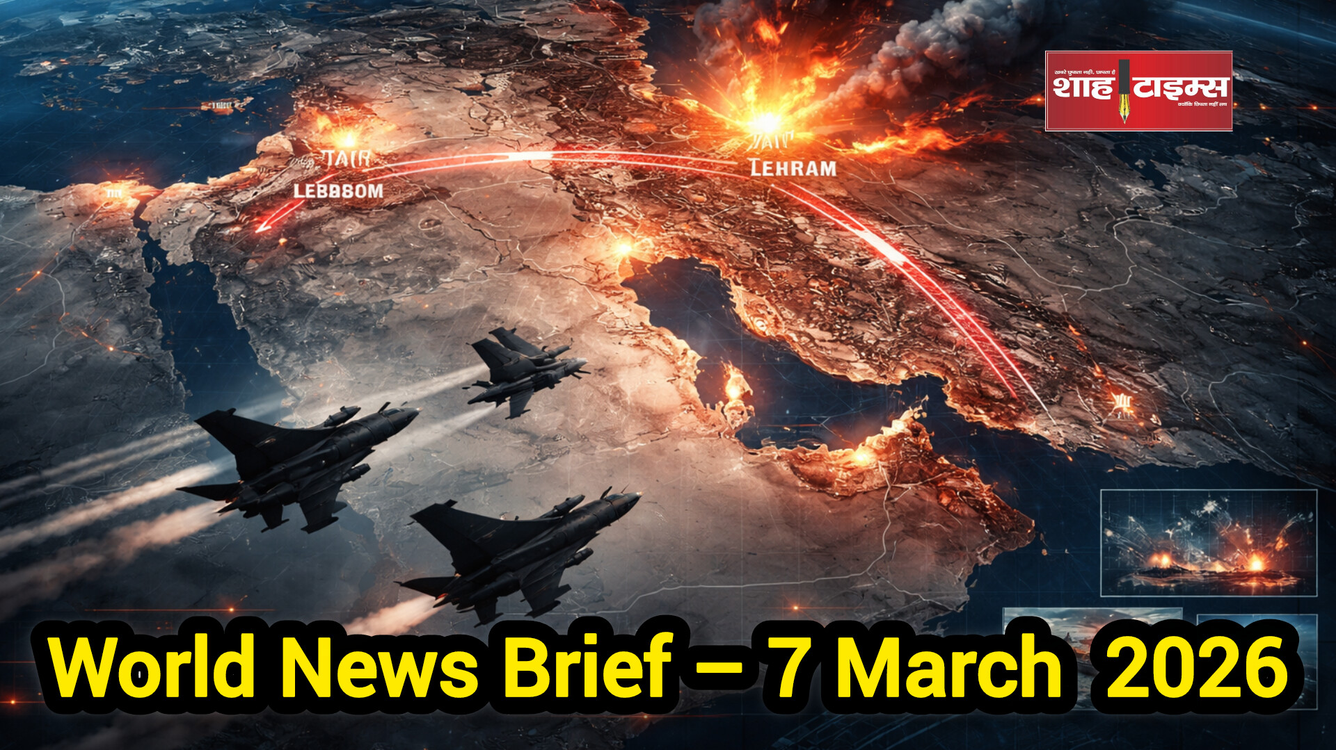 7 मार्च 2026 : मिडिल-ईस्ट तनाव, राष्ट्रीय और वैश्विक घटनाओं की बड़ी अपडेट