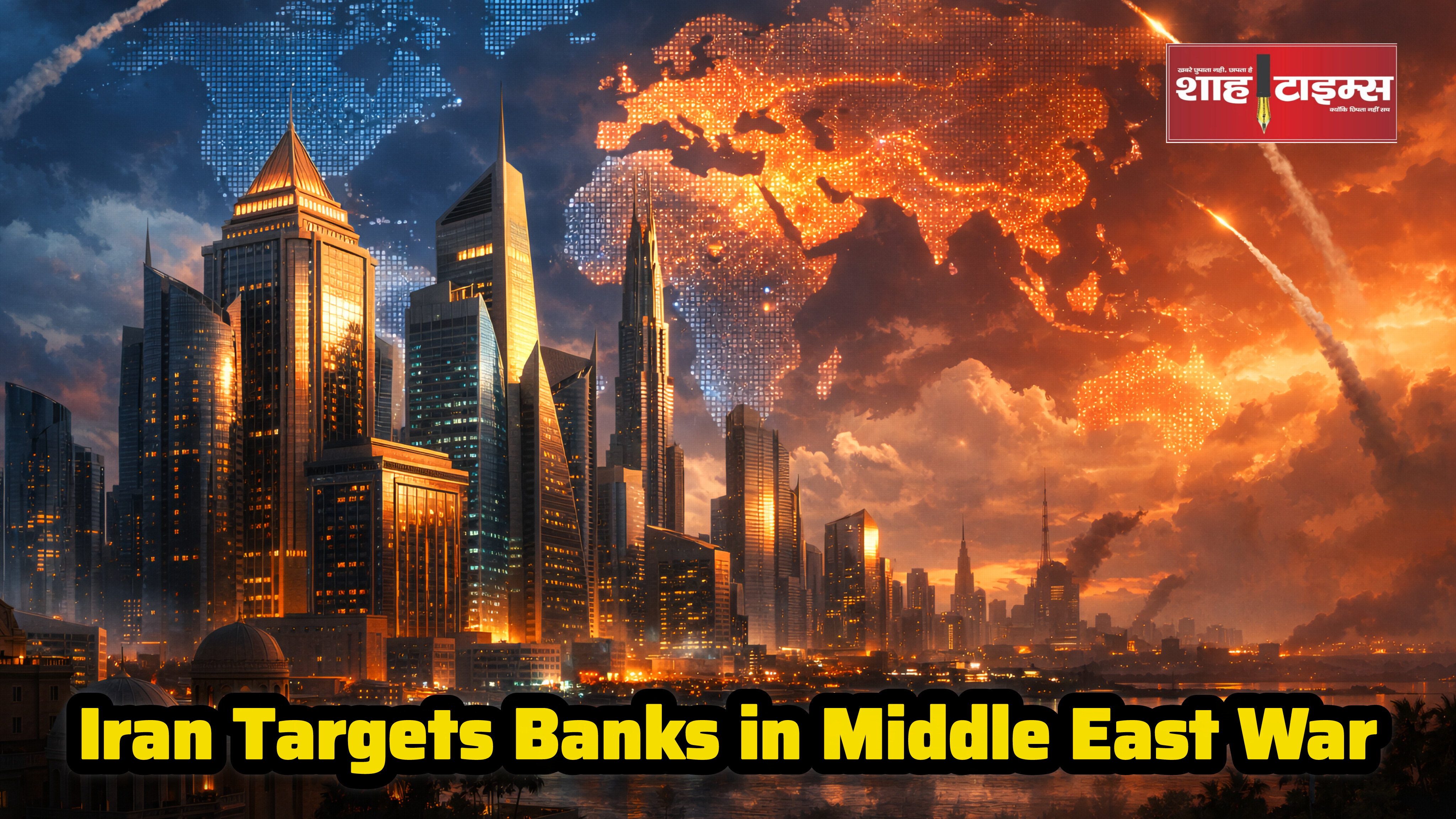 Middle East War:ईरान ने बैंकों को निशाना बनाने का किया ऐलान 