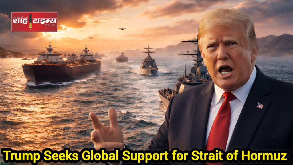 Naval ships guarding oil tankers in the Strait of Hormuz during rising geopolitical tensions | Shah Times