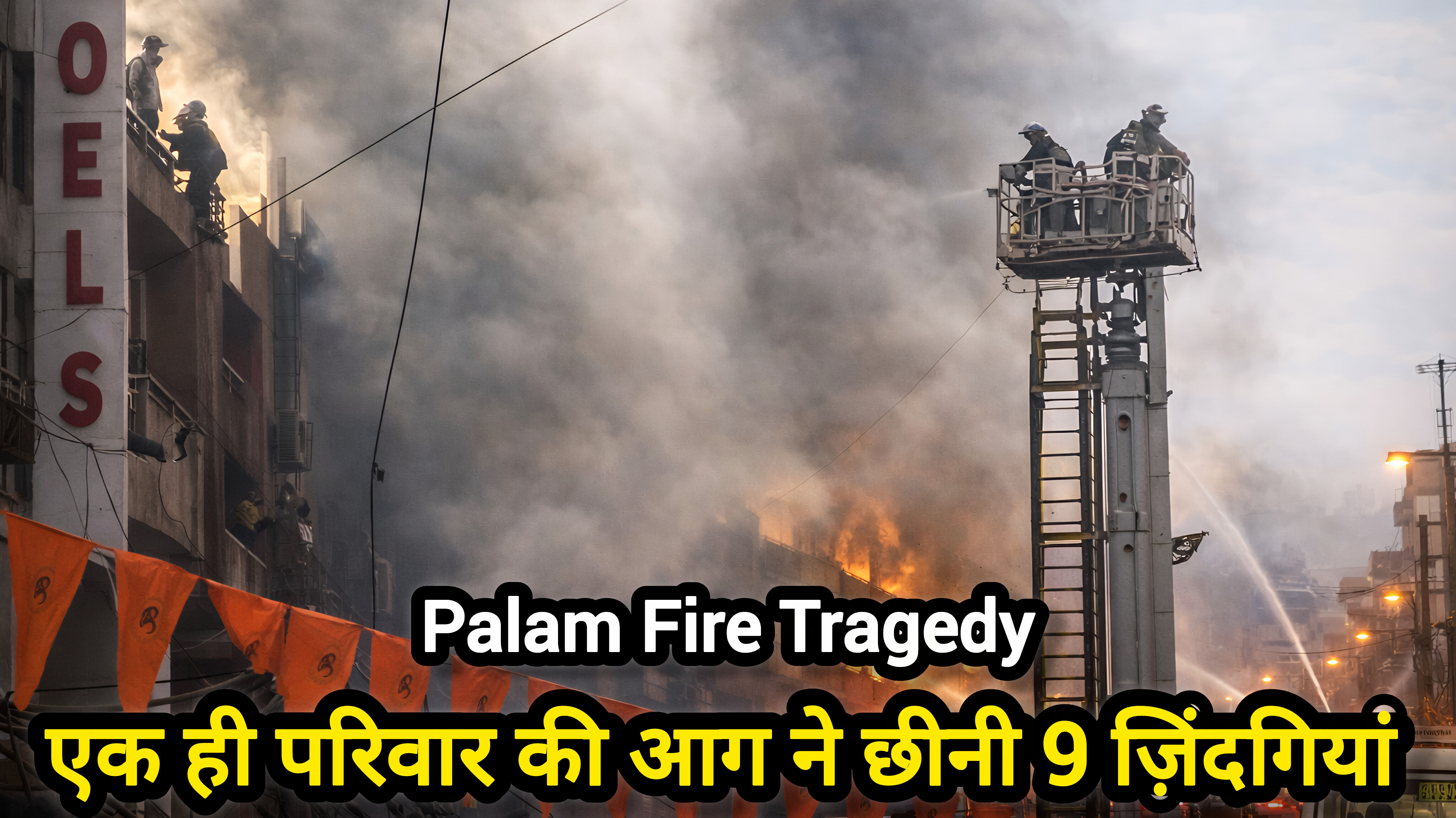 पालम की खौफनाक आग: एक परिवार की तबाही की दास्तान