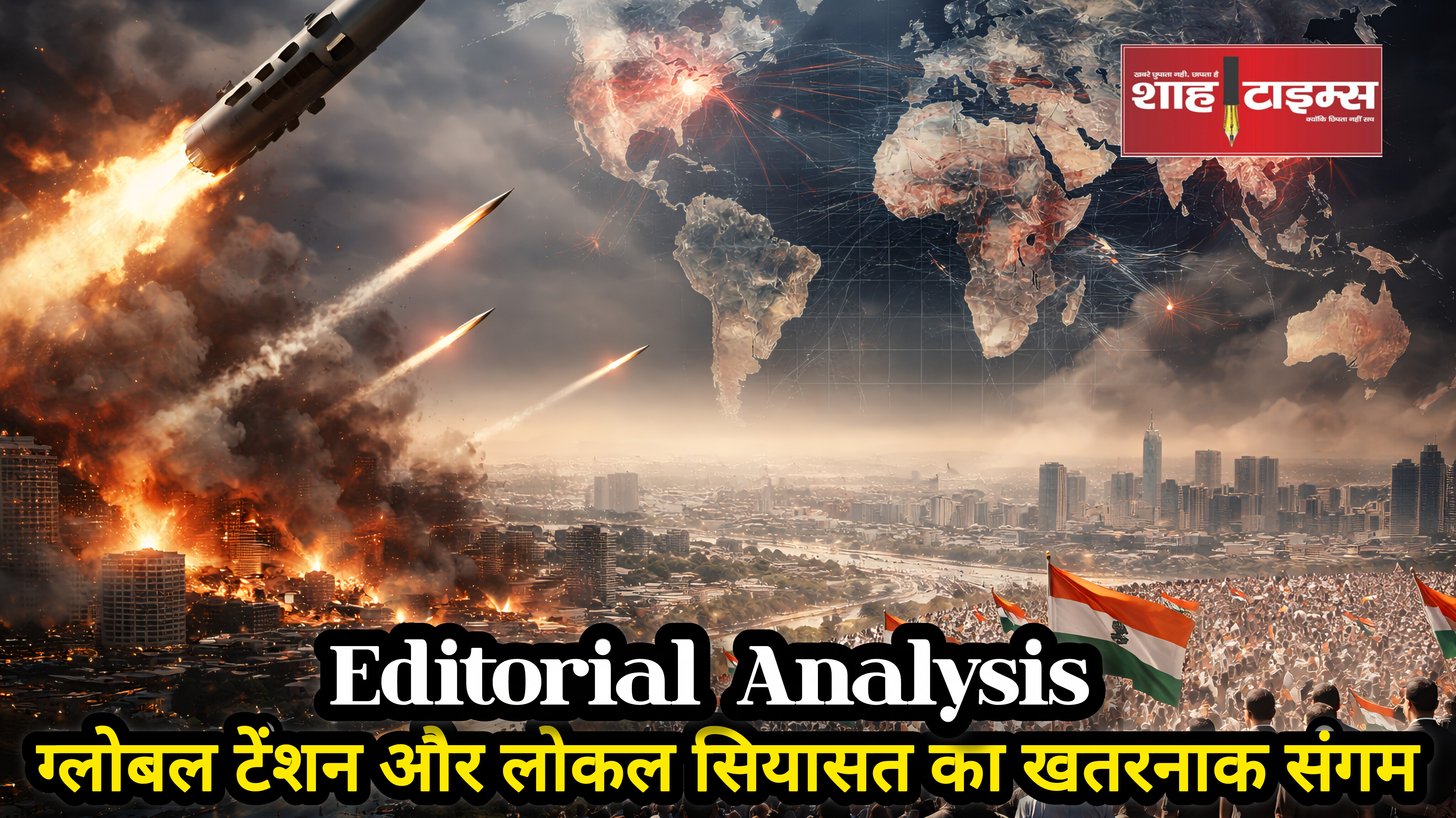 जंग, सियासत और आग:क्या दुनिया एक नए मोड़ पर है?