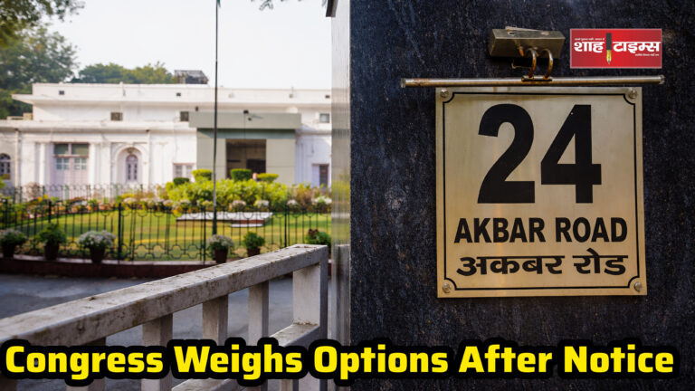 24 Akbar Road building Delhi Congress office eviction notice Shah Times