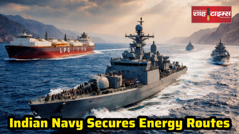 Indian naval ships protecting LPG carriers in Hormuz Strait Shah Times
