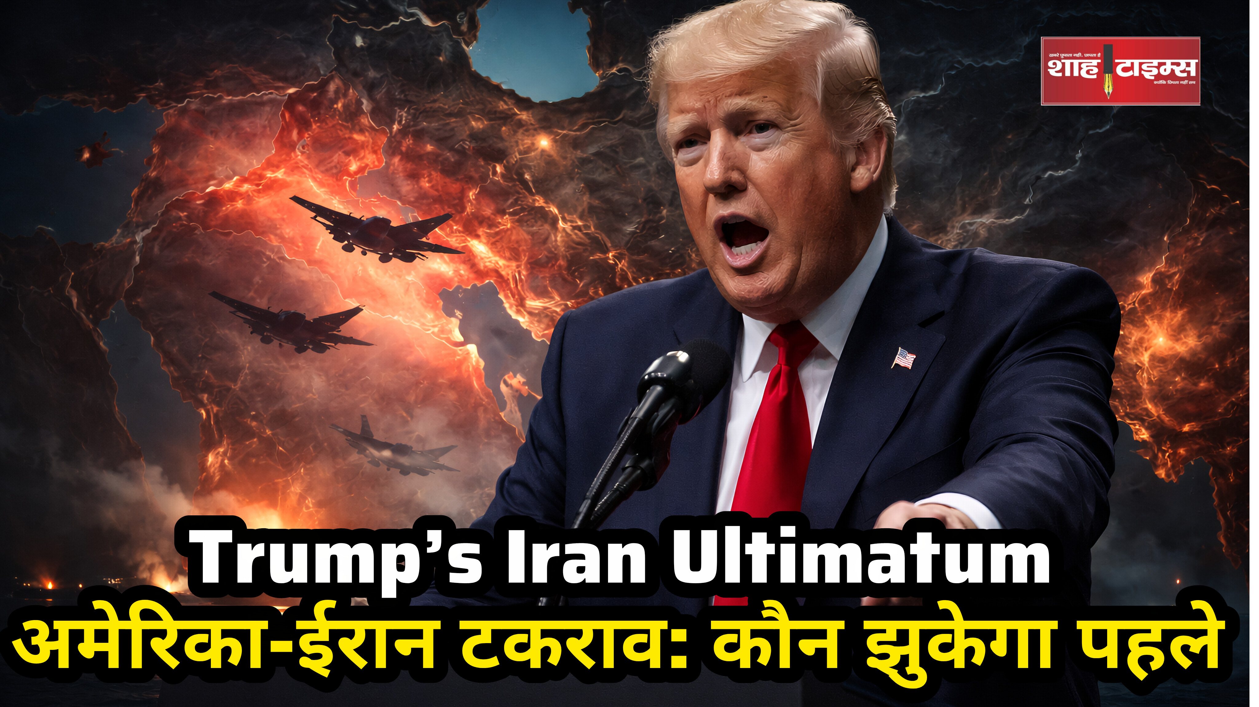 डोनाल्ड ट्रम्प का अल्टीमेटम और ईरान जंग का आख़िरी मोड़