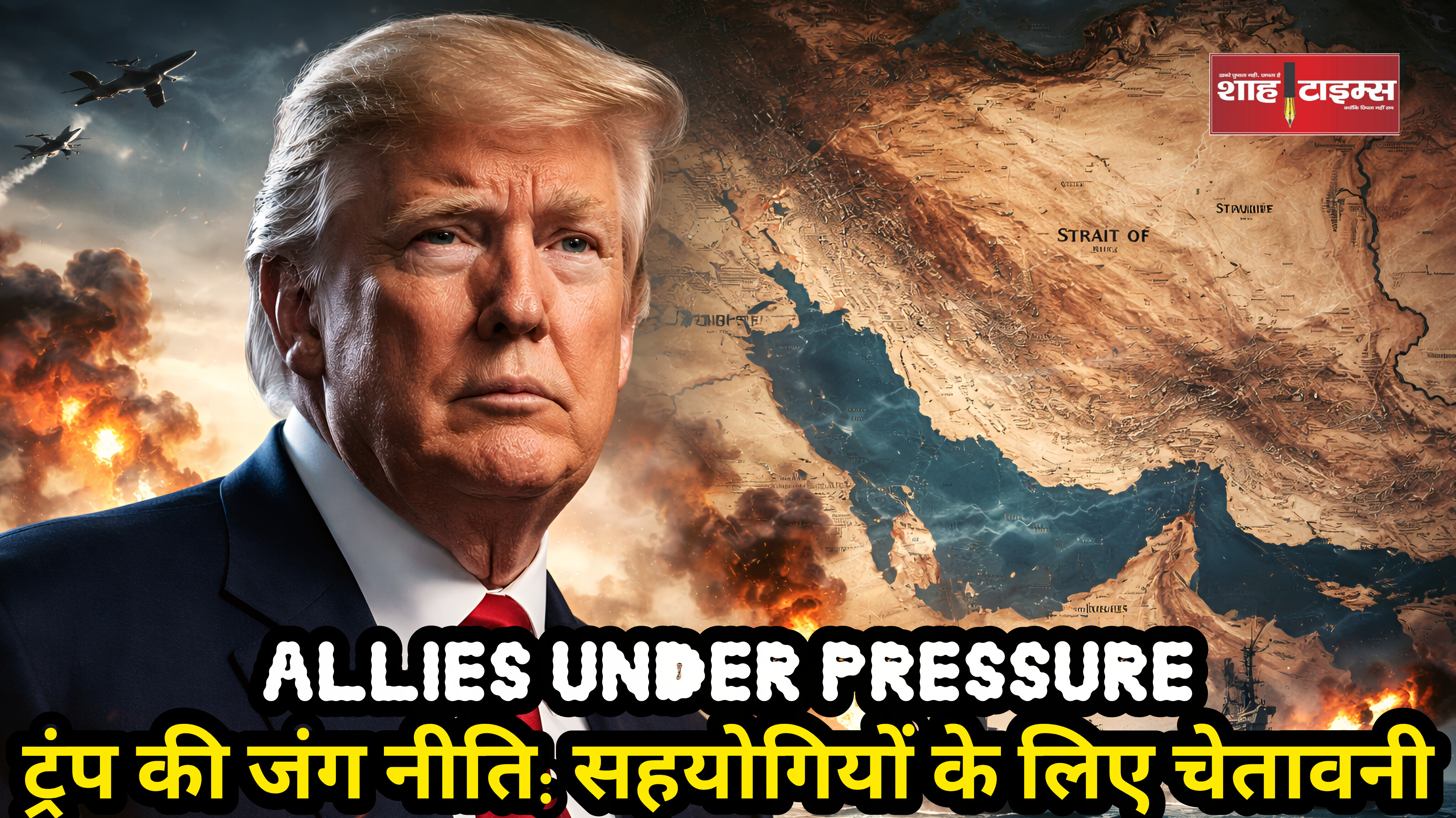 ट्रंप का नया जंगी रुख: दोस्ती पर वार,अब सहयोगी खुद लड़ें