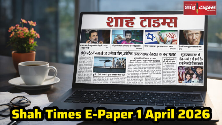 Shah Times E-Paper 1 April 2026: देश-दुनिया की ताज़ा खबरें, राजनीति, अर्थव्यवस्था और बड़ी अपडेट्स एक साथ