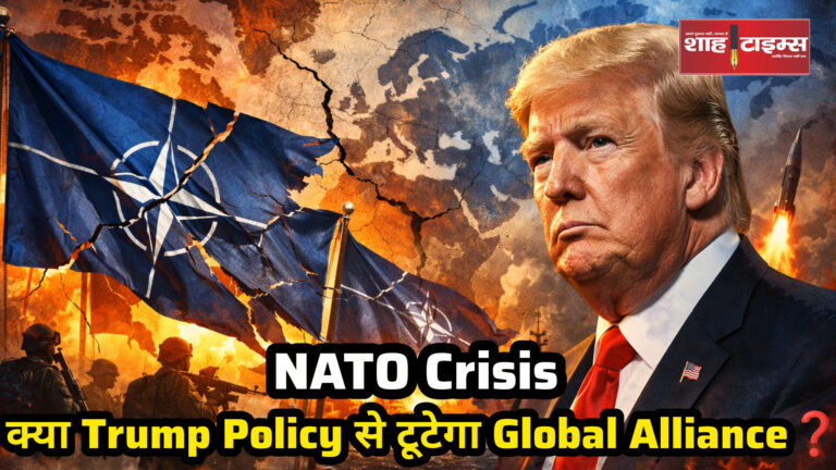 NATO flags and global conflict concept Shah Times