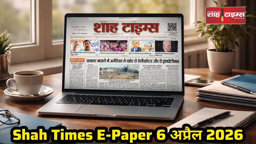Shah Times E-Paper 6 अप्रैल 2026: देश-दुनिया की बड़ी खबरें