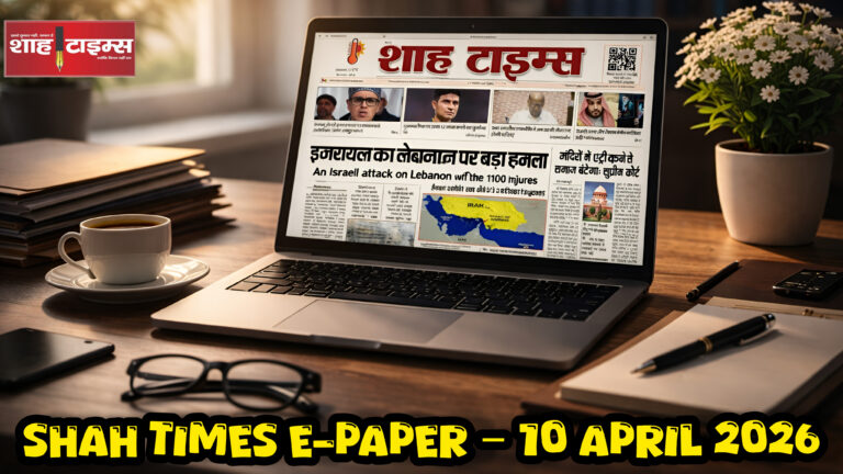 Shah Times E-PAPER: 10 अप्रैल 2026 की ताज़ा और विश्वसनीय खबरें