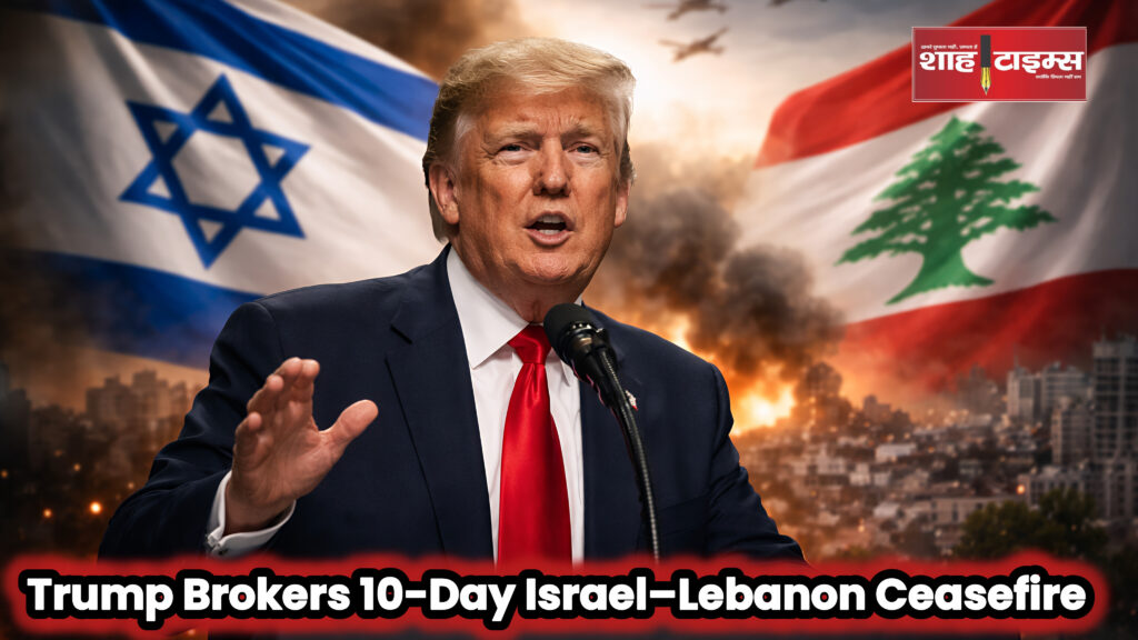Donald Trump Israel Lebanon ceasefire announcement Shah Times