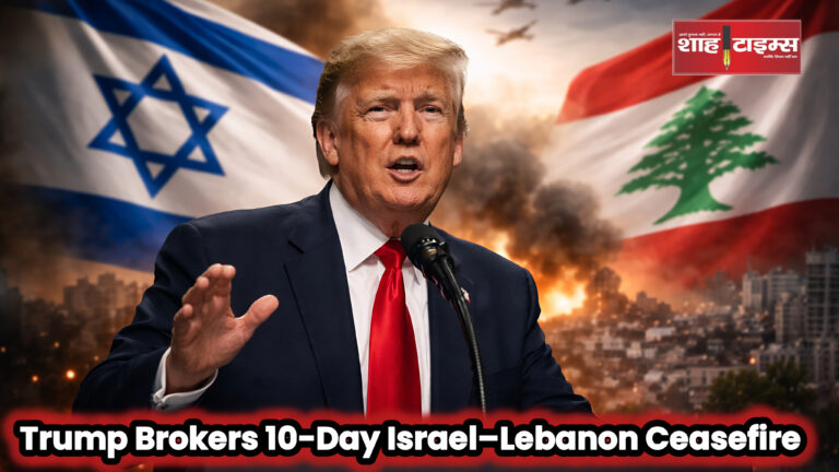 Donald Trump Israel Lebanon ceasefire announcement Shah Times