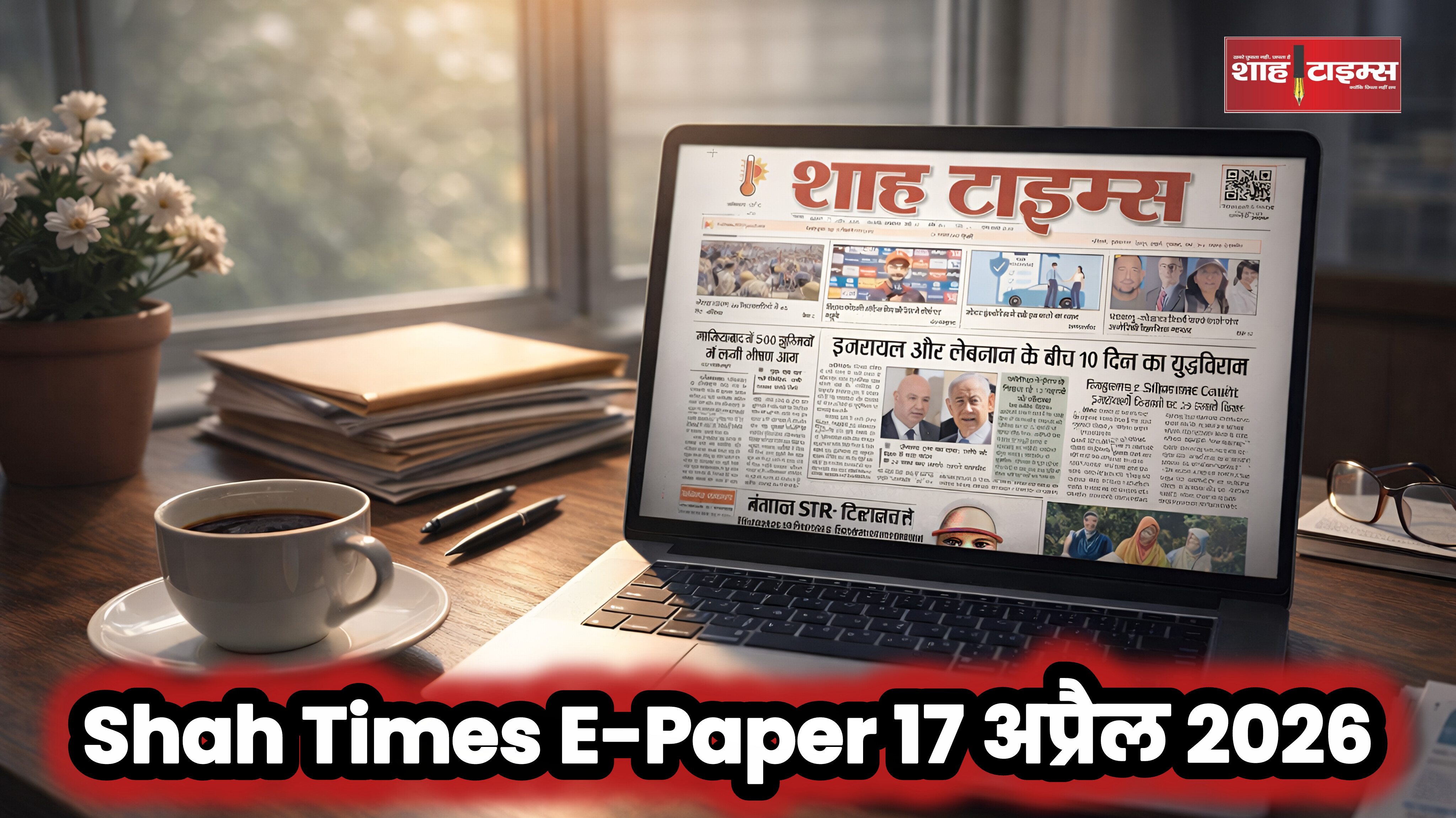 Shah Times E-Paper 17 अप्रैल 2026: इज़रायल-लेबनान युद्धविराम, बंगाल SIR फैसला सहित आज की बड़ी खबरें