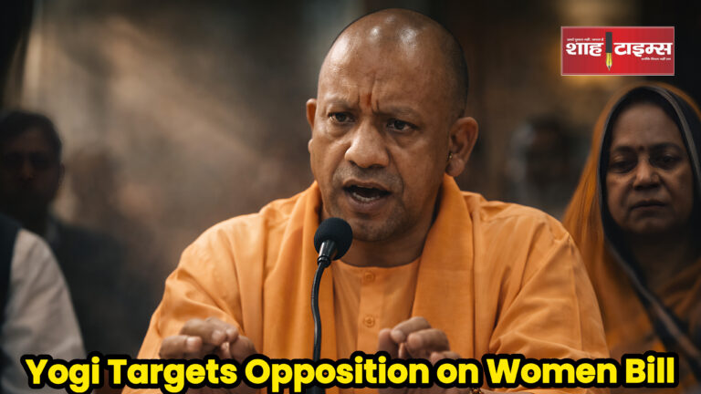 Yogi Adityanath press conference on women reservation Shah Times