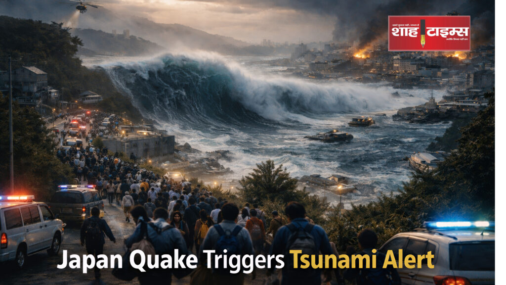 Coastal evacuation underway after powerful quake in Japan Shah Times