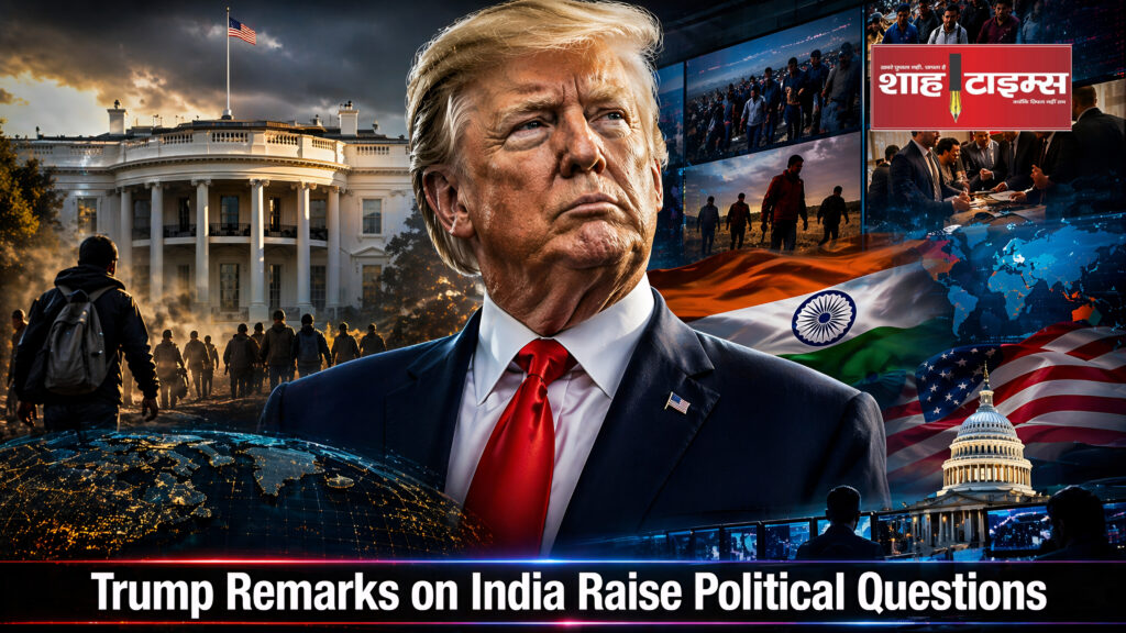Trump immigration remarks and India U-turn analysis by Shah Times