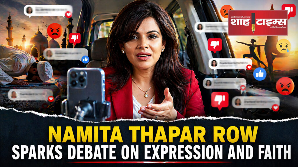Namita Thapar reacting to social media backlash Shah Times