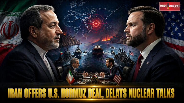 Shah Times editorial image showing Iran US Hormuz crisis negotiations Image