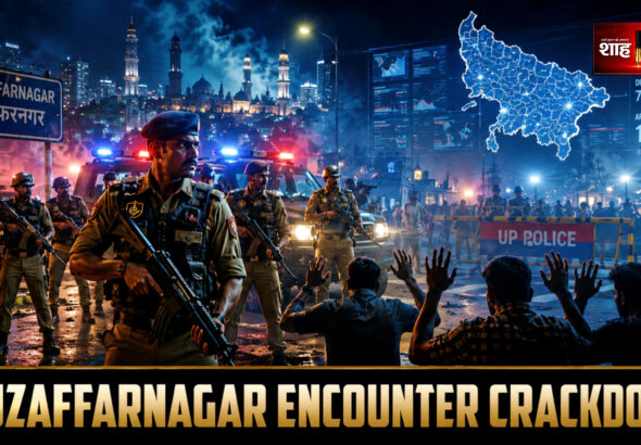 Shah Times coverage on Muzaffarnagar Police crackdown and multiple encounters in Uttar Pradesh