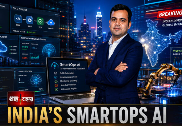 बिजनौर के इंजीनियर द्वारा डेवलप किए गए SmartOps AI प्लेटफॉर्म पर शाह टाइम्स की रिपोर्ट