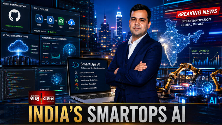 बिजनौर के इंजीनियर द्वारा डेवलप किए गए SmartOps AI प्लेटफॉर्म पर शाह टाइम्स की रिपोर्ट