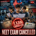 Shah Times NEET UG 2026 cancelled exam students protest and CBI investigation visuals