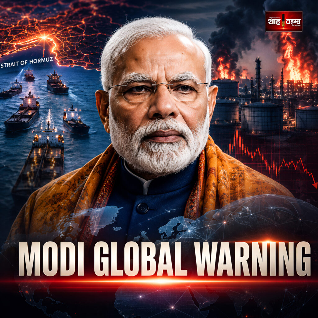 शाह टाइम्स की कवरेज में PM मोदी ने मिडिल ईस्ट युद्ध के असर और ग्लोबल इकॉनमी के डर पर चेतावनी दी