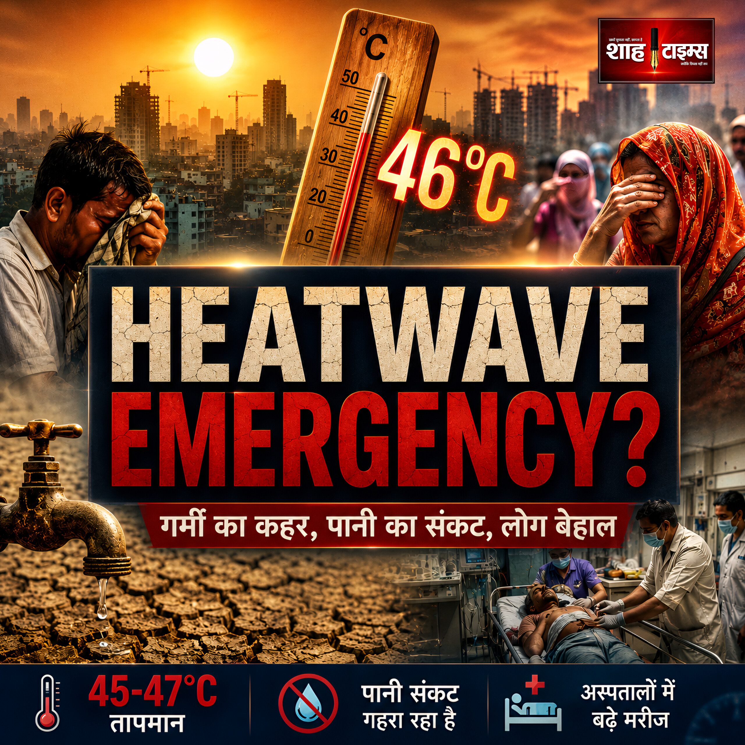 गर्मी का कहर, पानी का संकट, क्या भारत तैयार है?