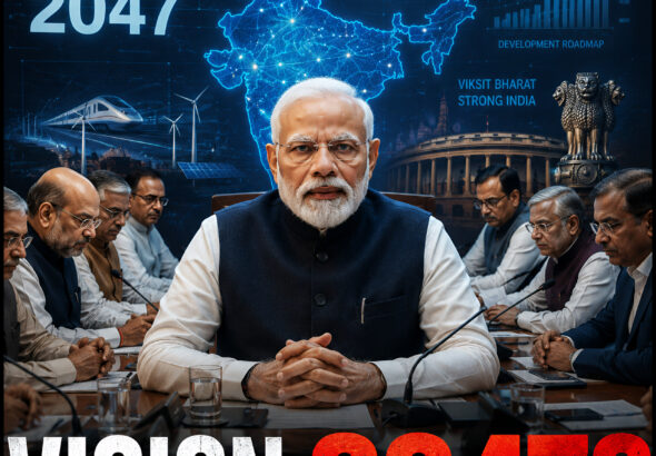PM Narendra Modi chairing cabinet meeting in New Delhi for Vision 2047 agenda Shah Times