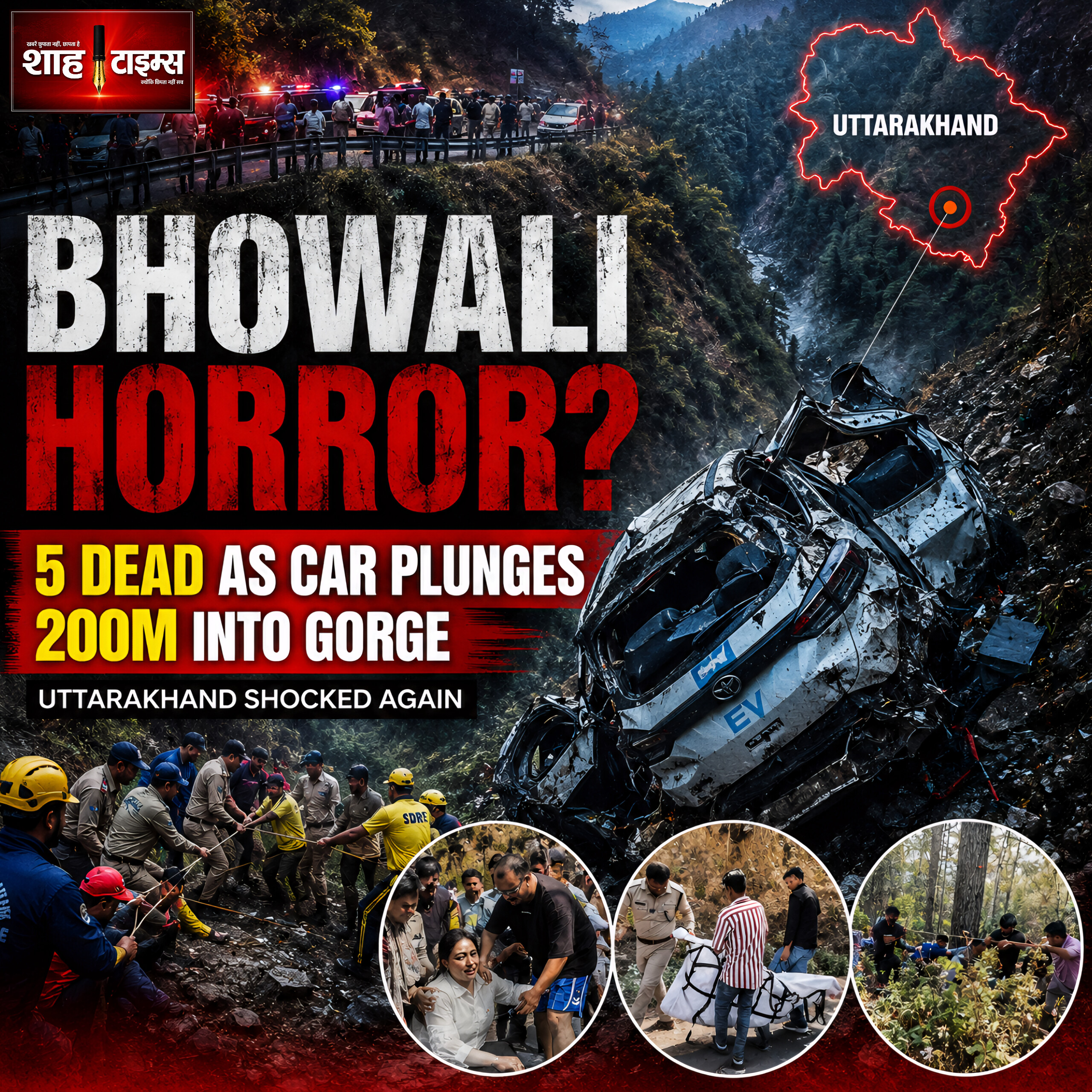 उत्तराखंड हादसे से सन्नाटा, भवाली में परिवार खत्म, CM-राज्यपाल ने जताया शोक