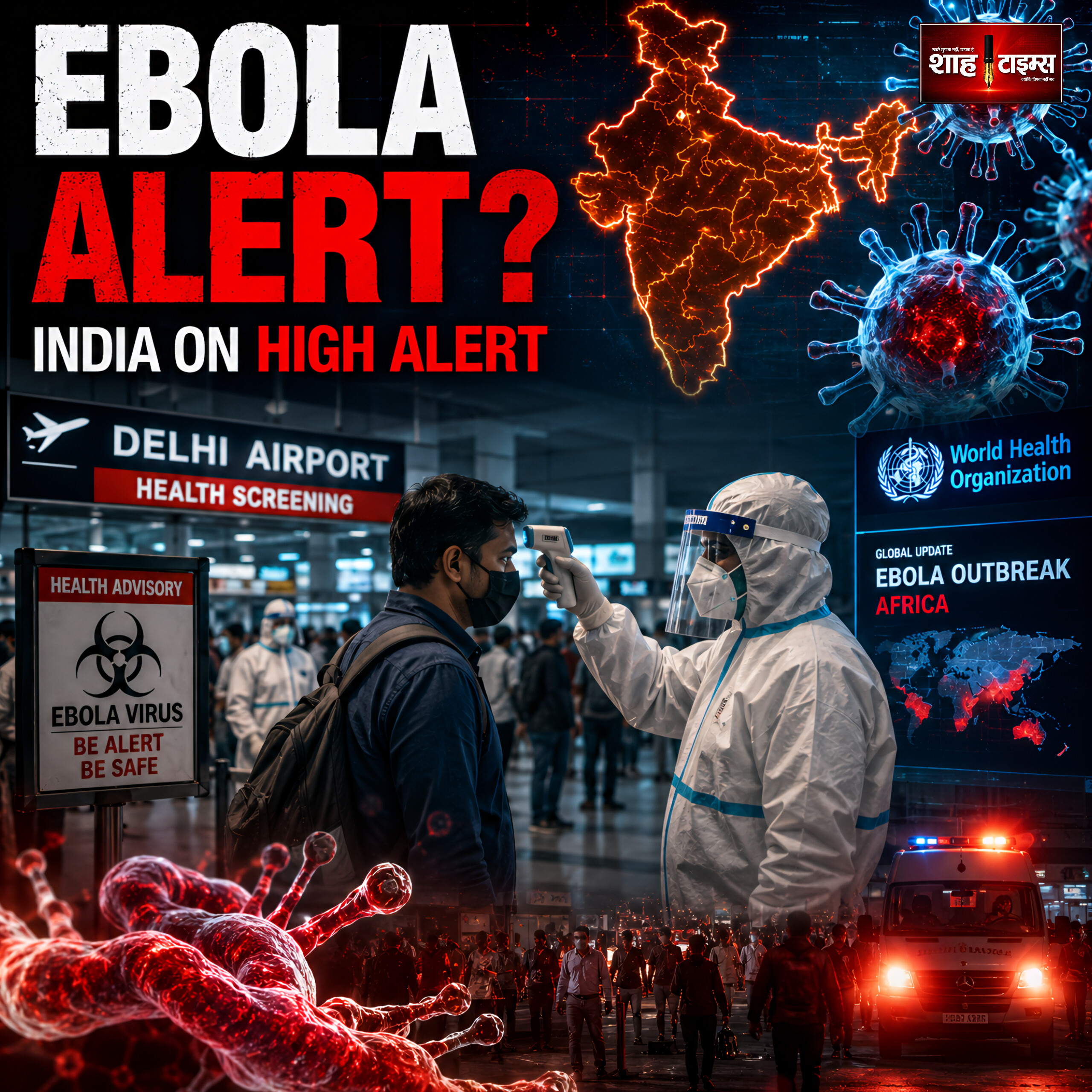 इबोला वायरस का डर फिर लौटा? भारत में बढ़ी निगरानी